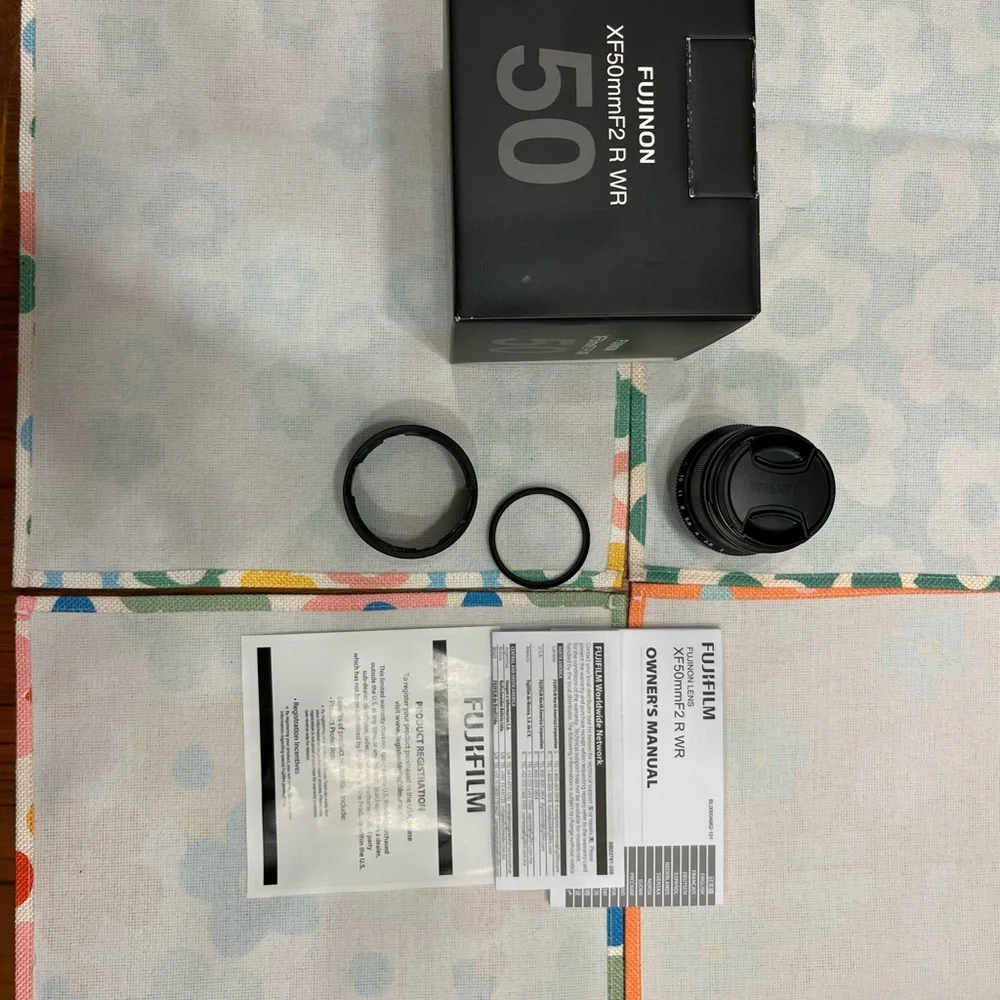 Fujifilm XF50mmF2 R WR Lens - Sleek Black